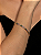 Pulseira cravejada de zircônia colorida banho em ouro 18K - Imagem 2