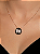 Colar com pingente cravejado de zircônia cristal banho em ouro 18k - Imagem 2