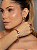 Conjunto de Brinco e Bracelete texturizado com detalhe cravejado Banho em Ouro 18K - Imagem 2