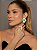 Conjunto de brinco e anel esmaltado com zircônia colorida banho em ouro 18k - Imagem 1