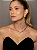 Conjunto de brinco e colar em zircônia colorida com pedra fusion yellow Banho em ouro 18k - Imagem 1