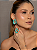Conjunto de brinco e anel esmaltado com zircônia colorida banho em ouro 18k - Imagem 3