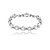 Pulseira riviera cravejada de zircônia cristal banho em ródio branco - Imagem 1