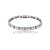 Pulseira cravejada de zircônia cristal banho em ródio branco - Imagem 1