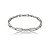 Pulseira cravejada de zircônia cristal banho em ródio branco - Imagem 1