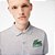 Polo Lacoste Regular Fit Piqué Algodão Cinza PH507623 - Imagem 3