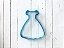 Cortador de Biscoito Vestido Princesa - Imagem 1