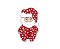 Cortador de bolacha papai noel de pijama - Imagem 1