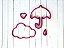 Kit Cortador de Biscoito Chuva de Amor - Imagem 1