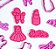Kit Cortadores de Biscoito Barbie 2 - Imagem 1