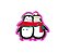 Cortador de biscoito Casal de Pinguins LF - Imagem 1