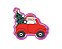 Cortador de biscoito Papai Noel no carro - Imagem 1