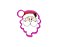 Cortador de Biscoito cabeça Papai Noel C - Imagem 1