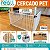 Cercado Pet Alumínio Dobrável 80cm 1x1m para Cães COMPREREALL - Imagem 1