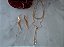 Conjunto Riviera - Colar Gravatinha e Brinco Earcuff - Imagem 1
