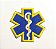 Patch cruz da vida dourado - aph - Imagem 1