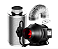 Kit Exaustão Vivosun- Exaustor TURBO MAX + Filtro de carvão Advanced + Acessórios 100mm / 110V - Imagem 1