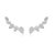 Brinco Earcuff cravejado gota Prata 925 - Imagem 1
