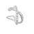 Piercing Conch Fake Infinito Cravejado Zirconia Prata 925 - Imagem 1