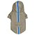 Capa de chuva pets caqui com galão azul e bolso - Imagem 1