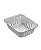 Embalagem Retangular de Alumínio 1.000 ml c/100 - Imagem 1