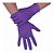 Luva Látex Purple - Roxa Premium Unigloves C/Pó Caixa Com 100 - Imagem 2