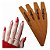 Lixa Boomerang Honey Girl Marrom 100/180 10 Und - Imagem 3
