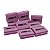 Kit 40 Lixa Polidora Quadrada Mini Buffer Várias Cores Honey Girl - Imagem 2