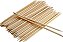 Palito Bambu Manicure Ponta e Chanfro 100und - Imagem 1
