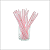 Canudo Milk Shake Sucos Embalado Sache 8mm Granel Vermelho Cx2000 - Imagem 2