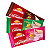 Wafer Girassol Atacado Caixa 50 Unidades 60gr Morango Limão Chocolate - Imagem 1
