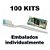 Kit dental escova de dente +gel dental4gr 100unidades de cada - Imagem 1