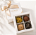Caixa Presente Premium com 4 Brigadeiros Gourmet – Kit com 20 unidades - Imagem 1