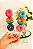 Pirulito com 3 Mini Cake Donuts Decorados - Imagem 1