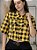 Camisa Cropped Vichy - Imagem 1