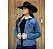 Jaqueta Jeans Wrangler Feminina Forrada Lã - Imagem 1