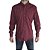 Camisa Manga Longa Smith Brothers Masculina Xadrez Bordo - Imagem 1