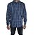 Camisa Masculina Manga Longa Xadrez Azul Smith Brothers - Imagem 1