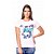 Camiseta Tatanka Feminina Bege Estampada Baby Look - Imagem 1