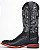 Bota de Couro Masculina Croc Print Black Caiman Ferrini - Imagem 3