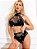 Conjunto lingerie sensual com strass - Imagem 1