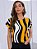 Blusa Ocasional Bloco De Cores - Imagem 1