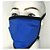 Máscara de Proteção Lavável com Forro em Algodão - Azul - NEW FORM - Imagem 1