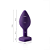 Plug Anal Pequeno em Silicone Go Play Ben Lilás - 7,5 x 3 cm - Imagem 5