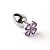 Plug Anal Metal Luck Cromado - 6,5 cm x 2,5 cm - Imagem 3