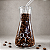 Copo Erlenmeyer 250 ml — Molécula Cafeína - Imagem 1