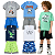 KIT 4 CONJUNTOS INFANTIL MENINO VERÃO (ESTAMPAS SORTIDAS) - Imagem 1