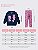KIT 4 CONJUNTOS MOLETOM INFANTIL COM ZIPER MENINA INVERNO (ESTAMPAS SORTIDAS) - Imagem 5