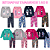 KIT 4 CONJUNTOS MOLETOM INFANTIL COM ZIPER MENINA INVERNO (ESTAMPAS SORTIDAS) - Imagem 3