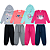 KIT 4 CONJUNTOS MOLETOM INFANTIL MENINA INVERNO (ESTAMPAS SORTIDAS) - Imagem 1
